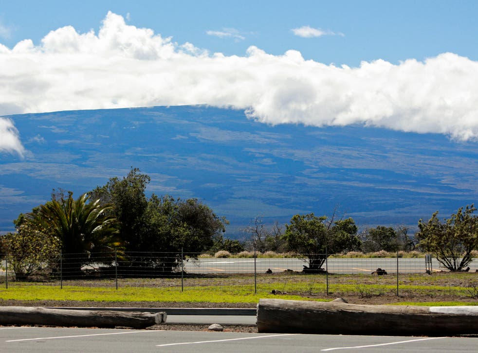 Mauna Loa en la Isla Grande de Hawaii